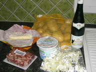 Ingrédients de la tartiflette